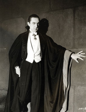 Bela Lugosi bei der Arbeit (Dracula, 1931)